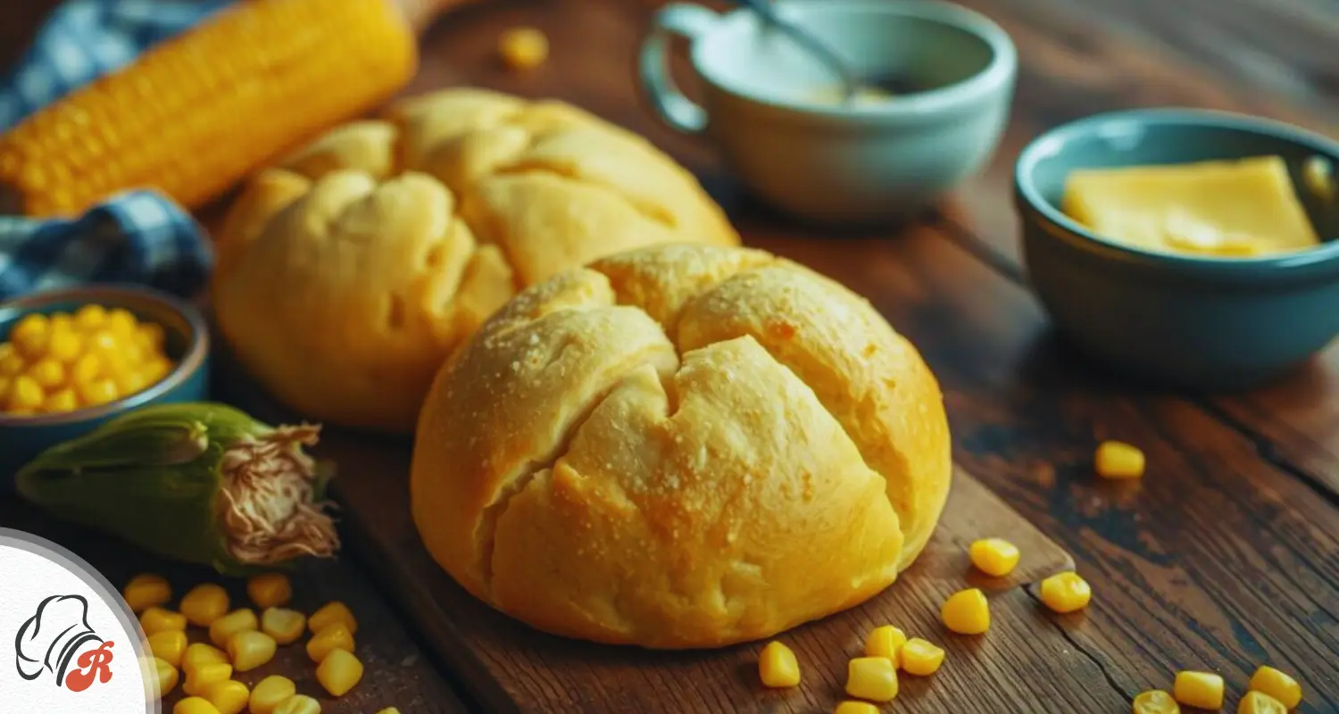 Freshly baked Bollos de Maiz Nuevo Recipe served warm