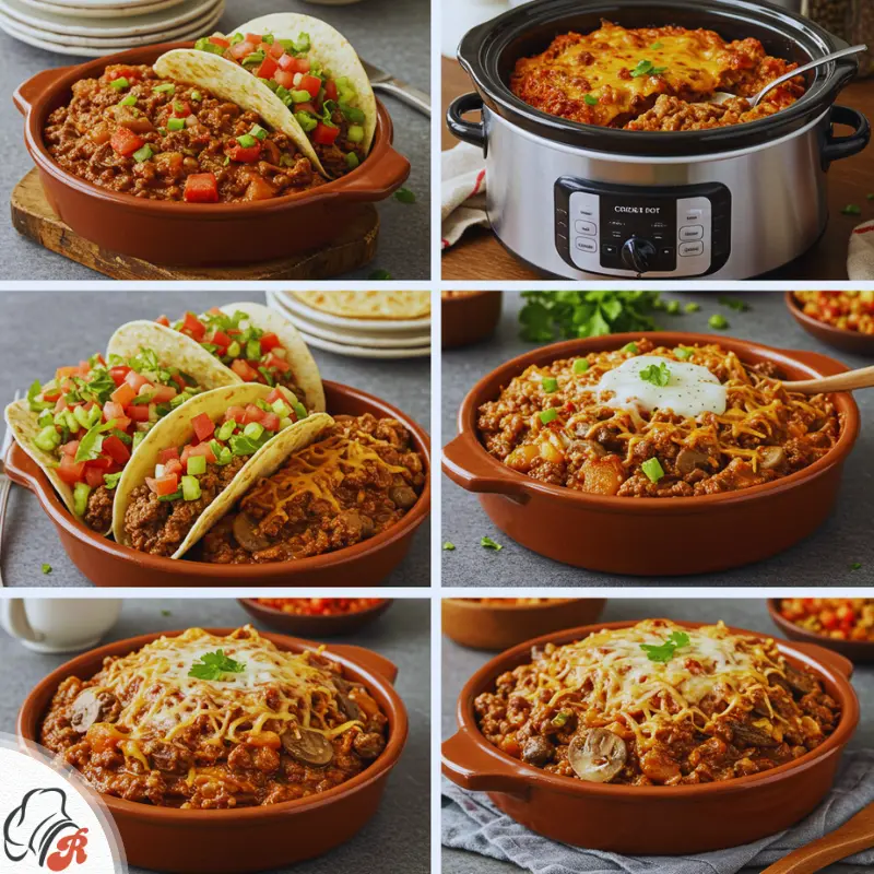 Recipes with Ground Beef in a Crock Pot: 7 Easy Meals