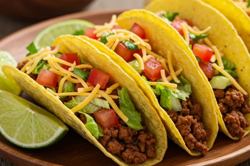 Easy Mexican Dish Recipes: Ground Beef Tacos