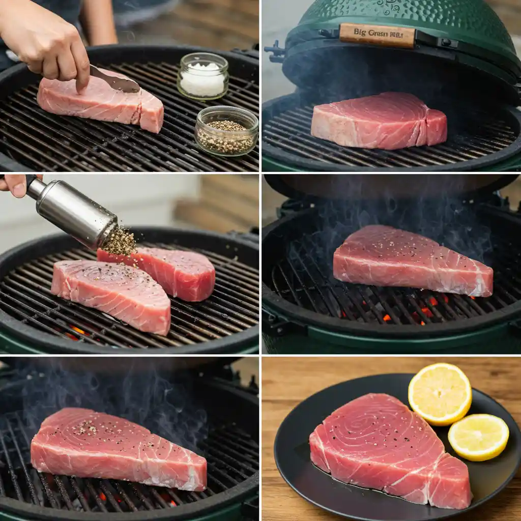 Grilling Tuna Steaks on Green Egg: in 6 Easy Steps