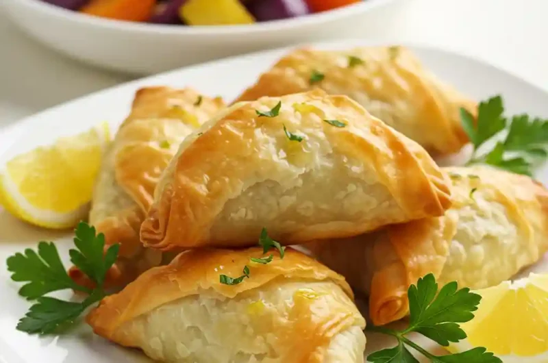 Halibut and Spinach Wrapped in Filo Recipe