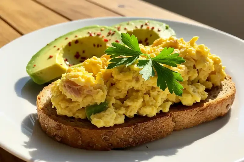 Protein-Packed Tuna and Egg Breakfast Scramble