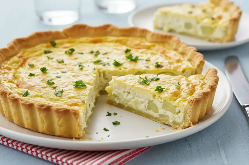 Classic Cheese and Onion Flan Recipe