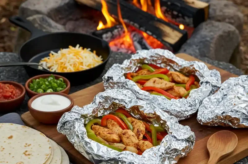 Easy Camping Meals on a Budget: Chicken Fajitas