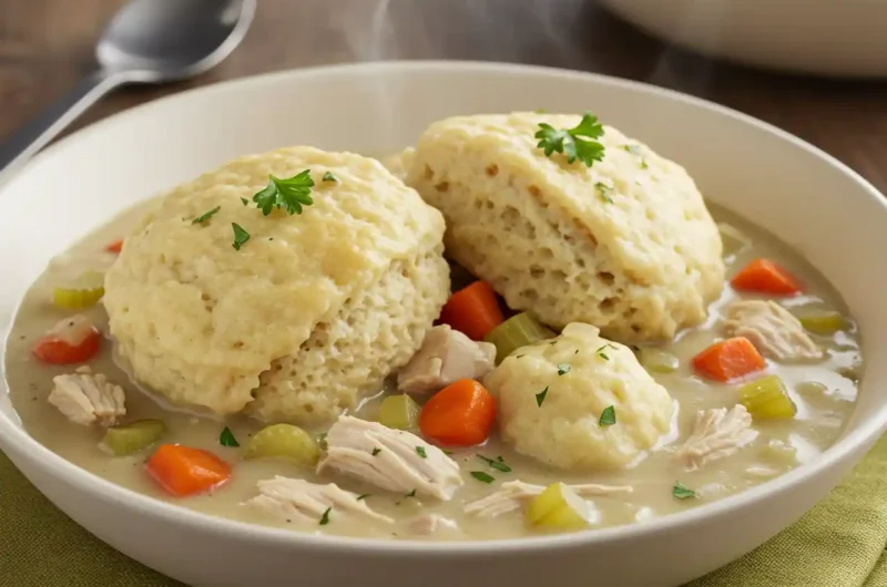 Fluffy Bisquick Drop Dumplings Recipe