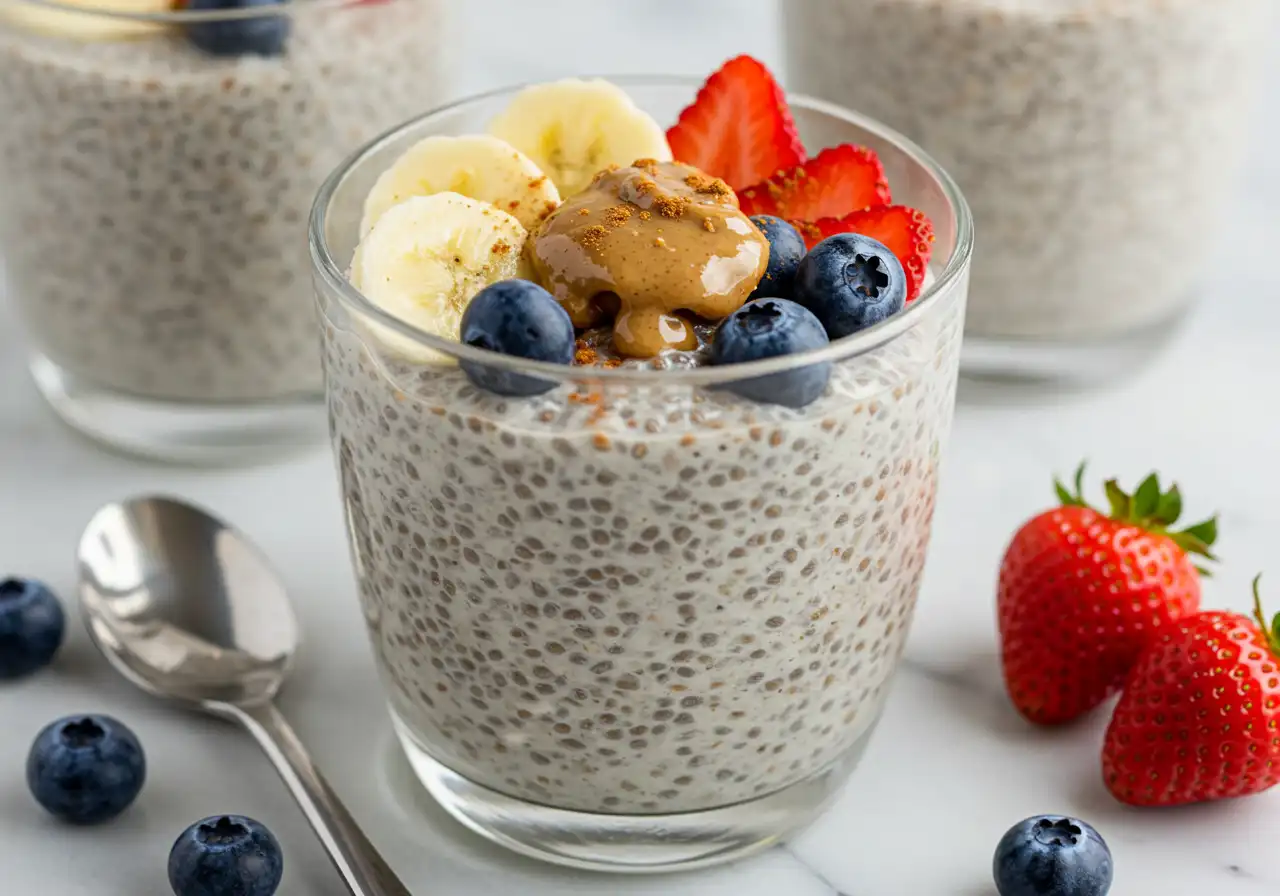 Almond Butter Chia Pudding Recipe Made in 3 Simple Steps