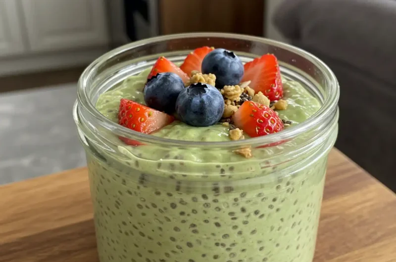 Creamy Avocado Chia Pudding (Easy, Healthy & Delicious!)