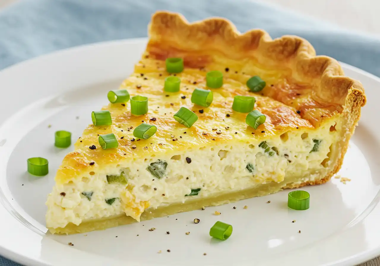 Creamy Cheese and Onion Quiche with Whole Milk: 5 Easy Steps