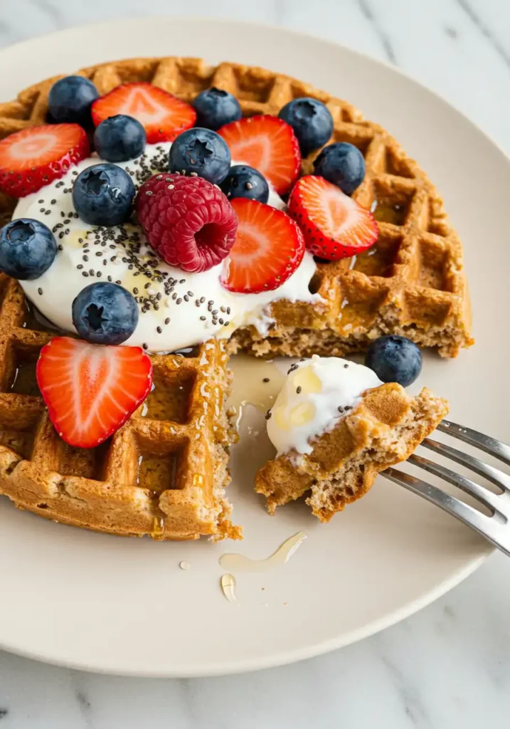 Overview of the health benefits associated with world-inspired waffle treats.