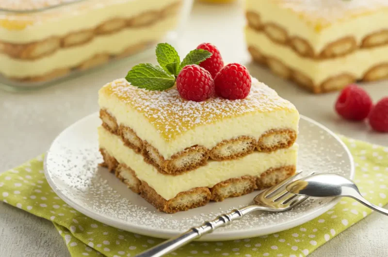 Easy Lemon Tiramisu Recipe Without Limoncello