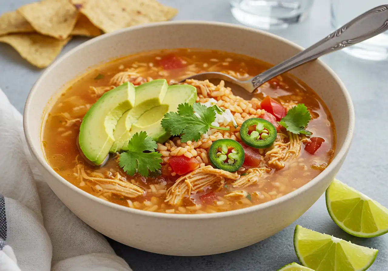 Best 6 Mexican Chicken Soup with Rice and Vegetables