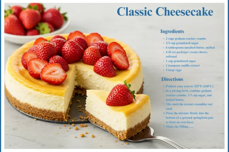 Classic Philadelphia cheesecake recipe made easy with simple steps and delicious results.