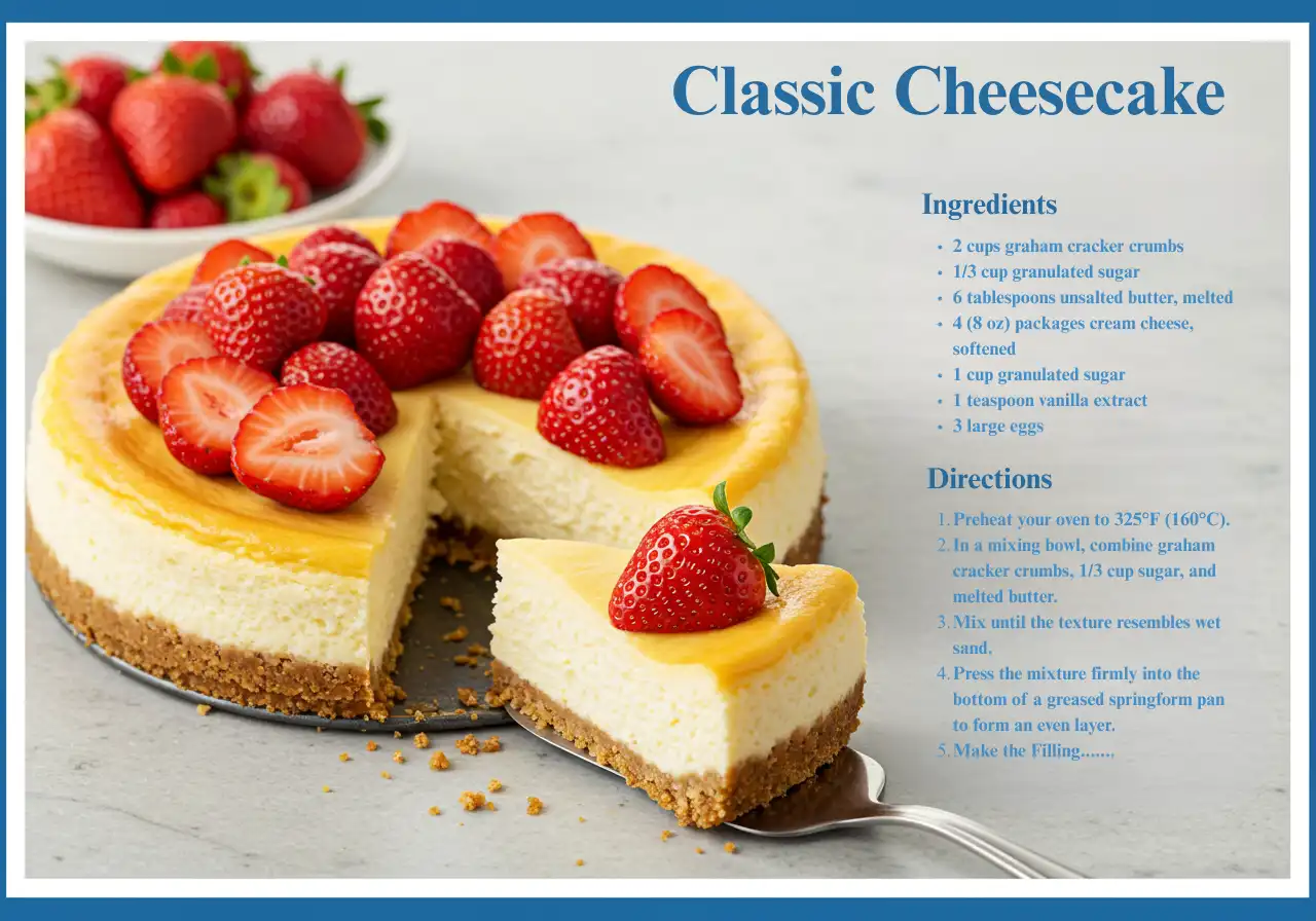 Original Philadelphia Cheesecake Recipe on Box