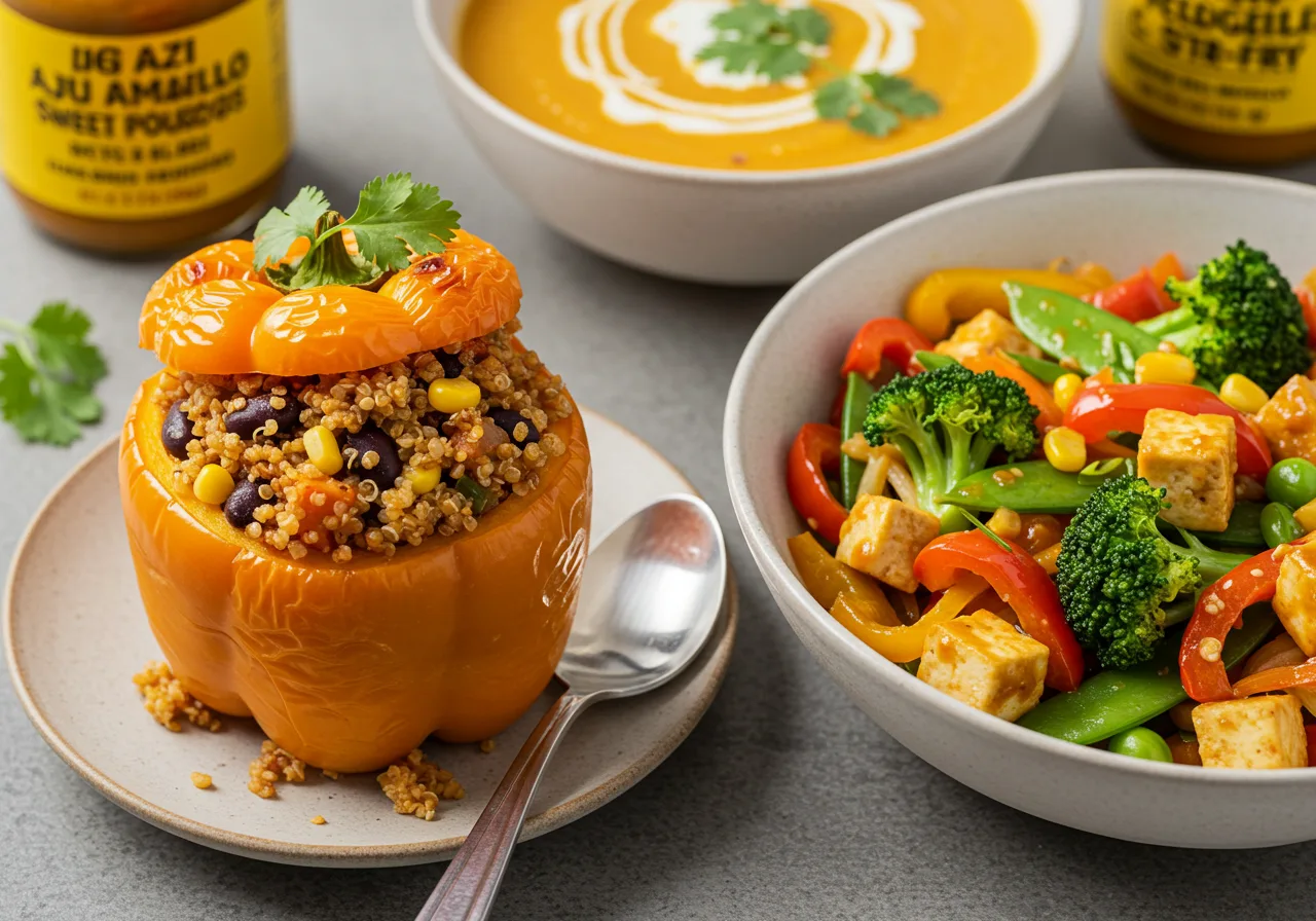 3 Easy Vegetarian Recipes Using Aji Amarillo Paste
