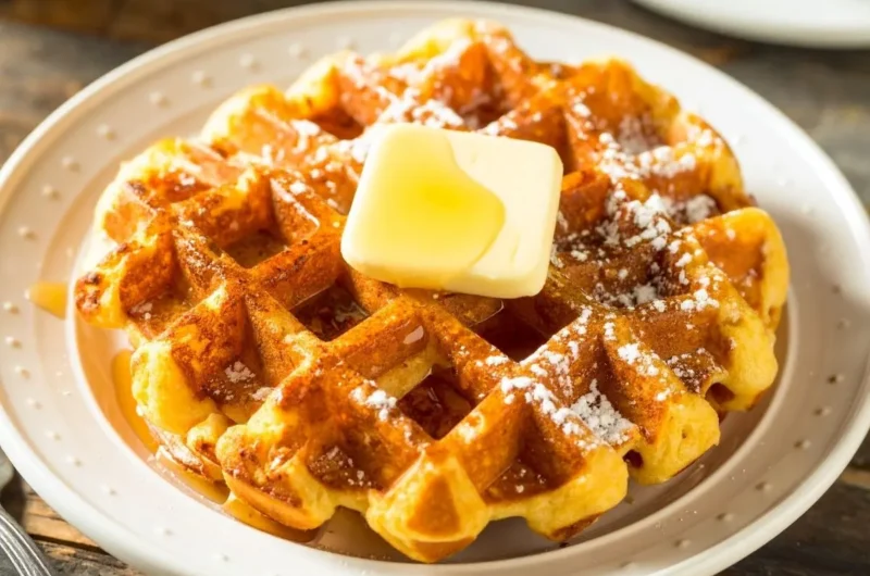 French Toast Waffle Hybrid title with a focus on two simple recipes for making this breakfast favorite