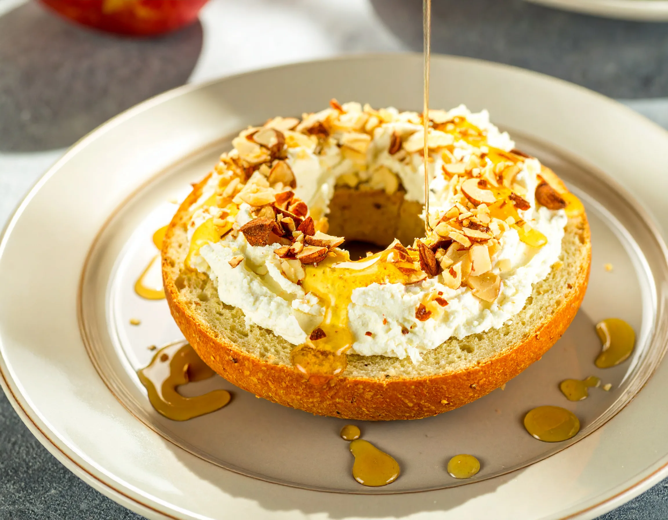 Honey Almond Cream Cheese Bagel – 3 Easy Quick Recipes