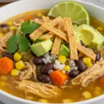 step-by-step instructions showing how to make mexican chicken soup at home using fresh ingredients, simple cooking techniques, and easy steps