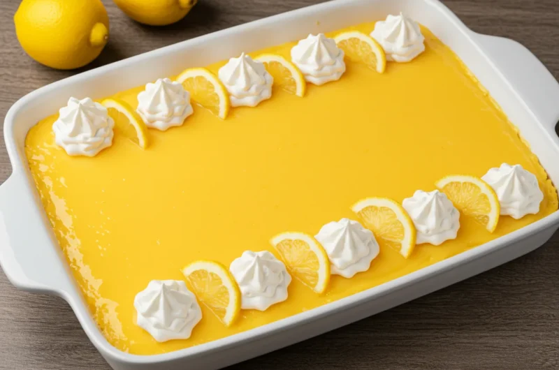 Lemon Tiramisu Without Eggs (No-Bake & Creamy!)