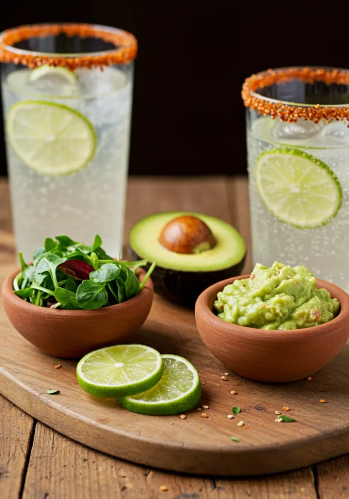 Suggested side dishes and drinks to pair with Aji Amarillo recipes.