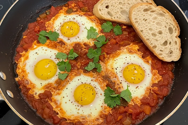 Shakshuka with Just Spices featuring three simple and flavorful recipe variations.