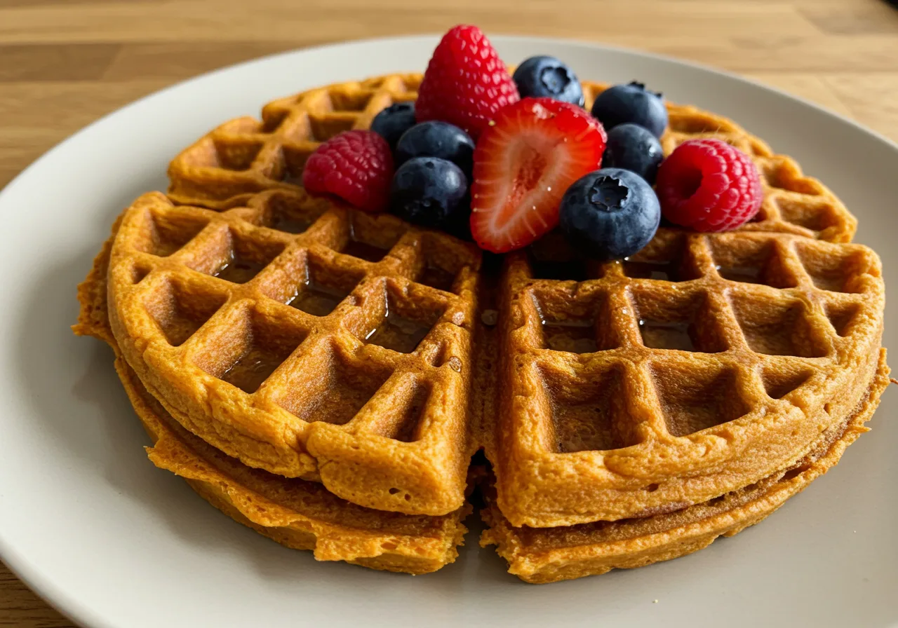 Sweet Potato Protein Waffles: 3 Powerful Benefits