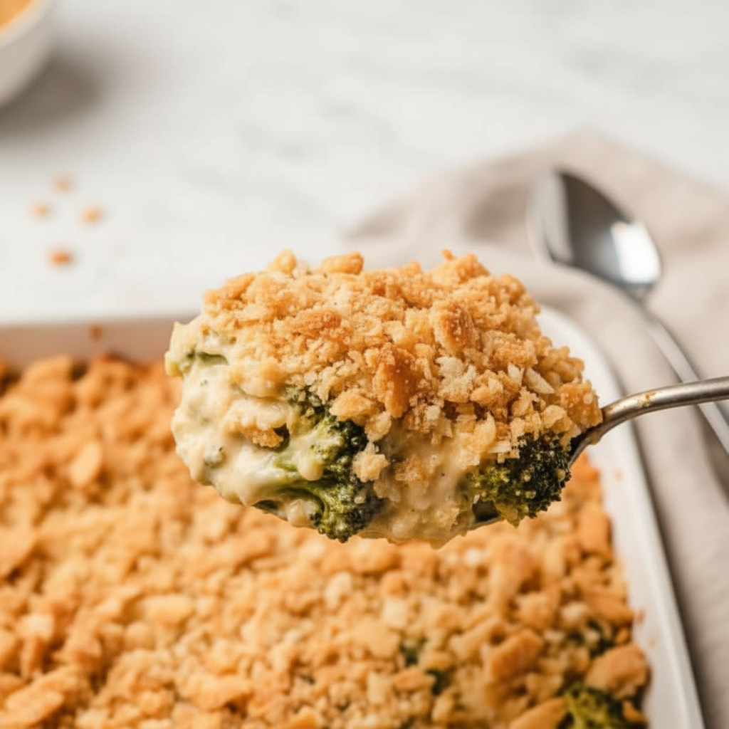 Classic Cheesy Broccoli Casserole Recipe