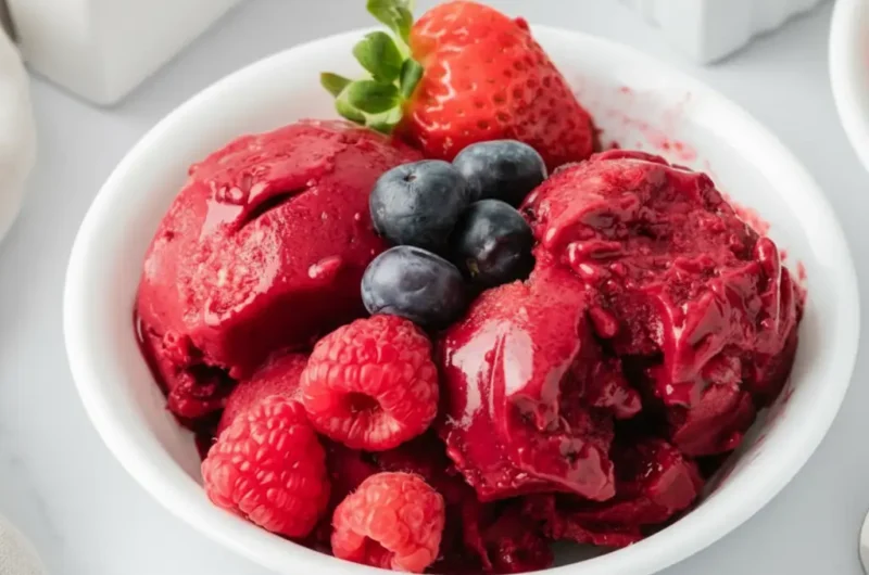 Delicious Berry Ninja Creami Sorbet