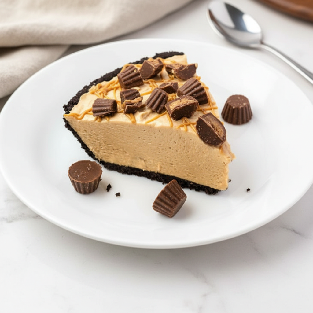 Easy No-Bake Peanut Butter Pie Recipe