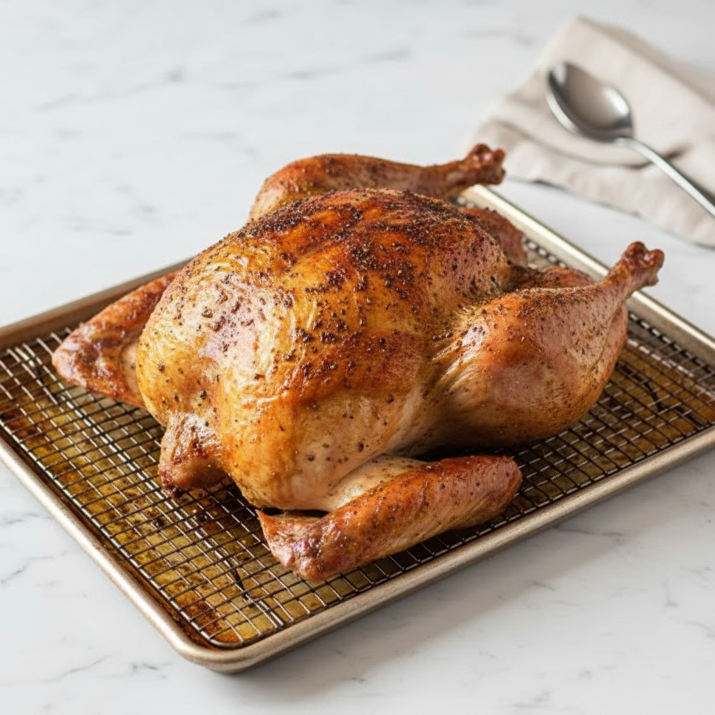 Herb Butter Spatchcock Turkey Recipe