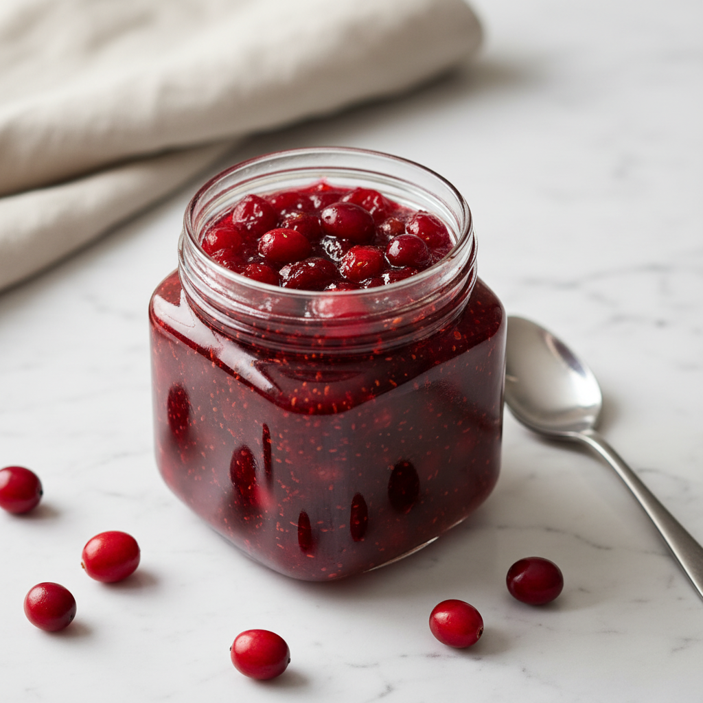 Homemade Spiced Cranberry Jam Recipe