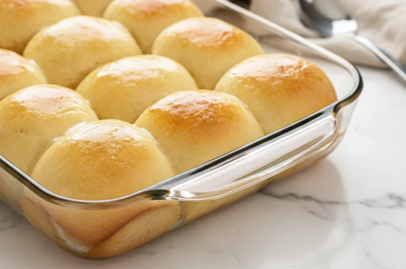 One Hour Yeast Dinner Rolls (Soft & Buttery)