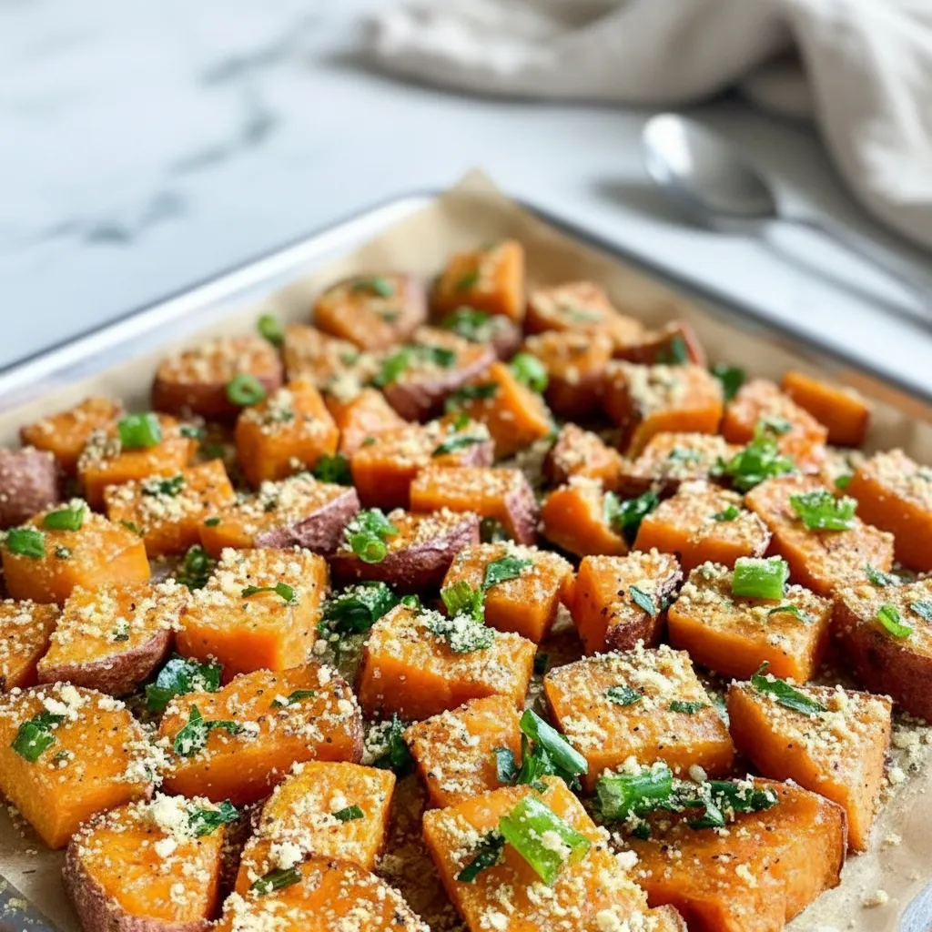 Savory Garlic Herb Roasted Sweet Potatoes: The Perfect Vegan Side Dish