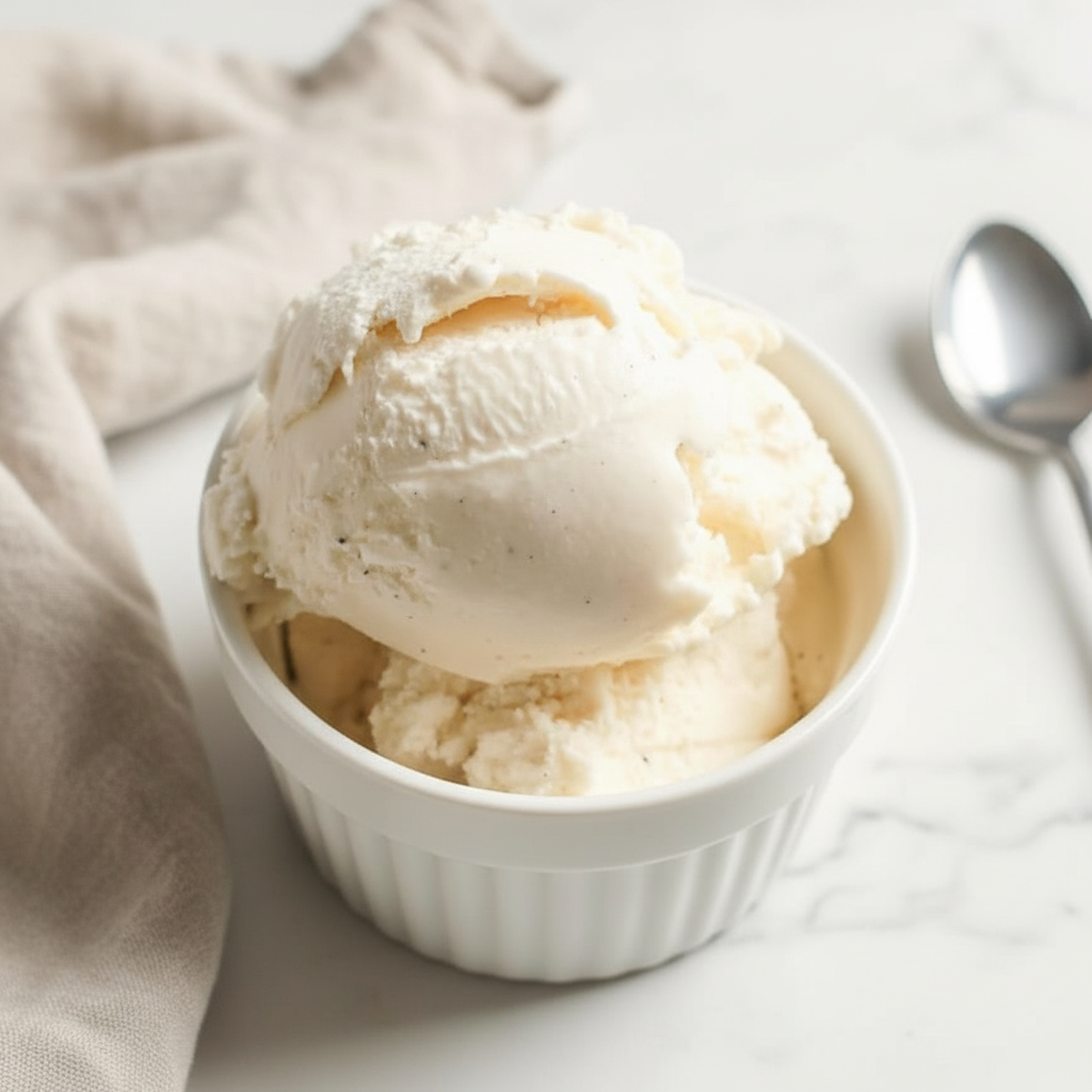 Simple Ninja Creami Recipes in German for Vanilla Ice Cream
