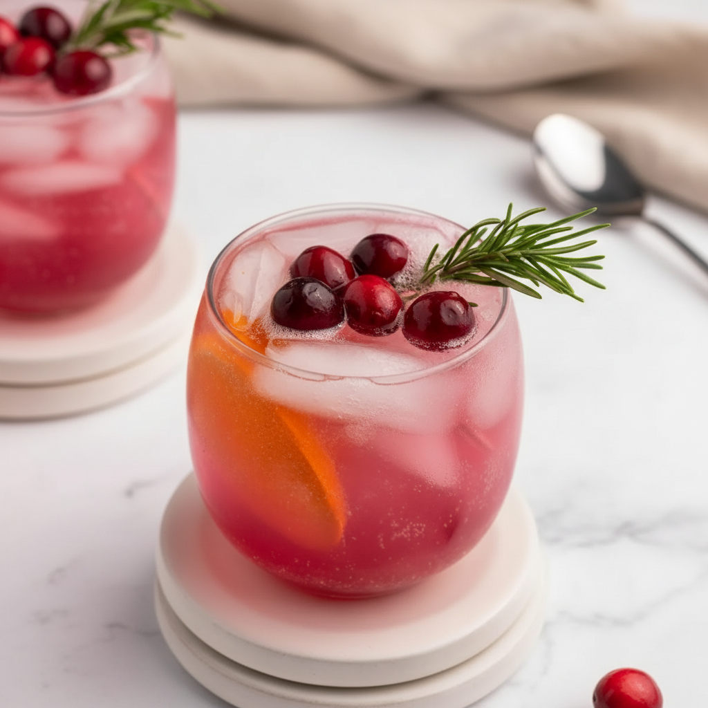 Sparkling Cranberry Orange Thanksgiving Punch
