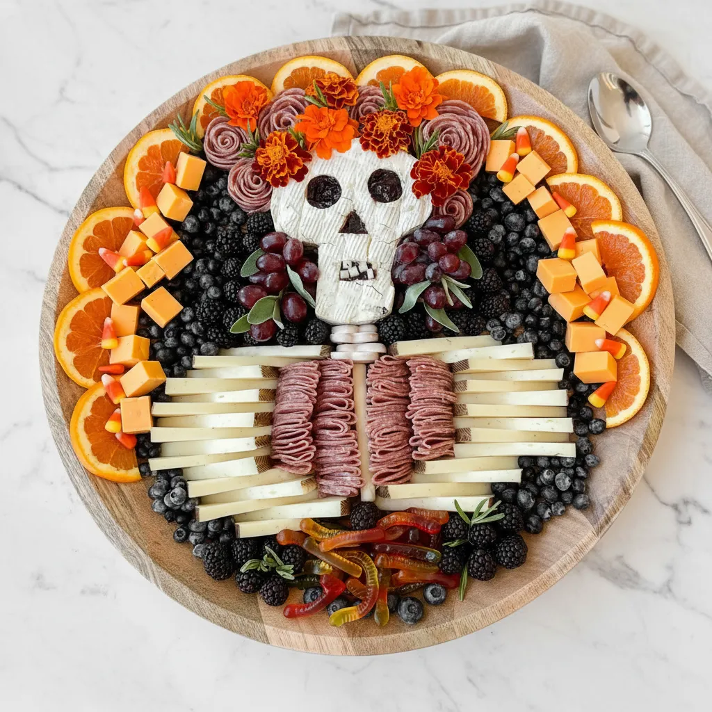 How to Make a Skeleton Platter: Halloween Charcuterie Board Recipe