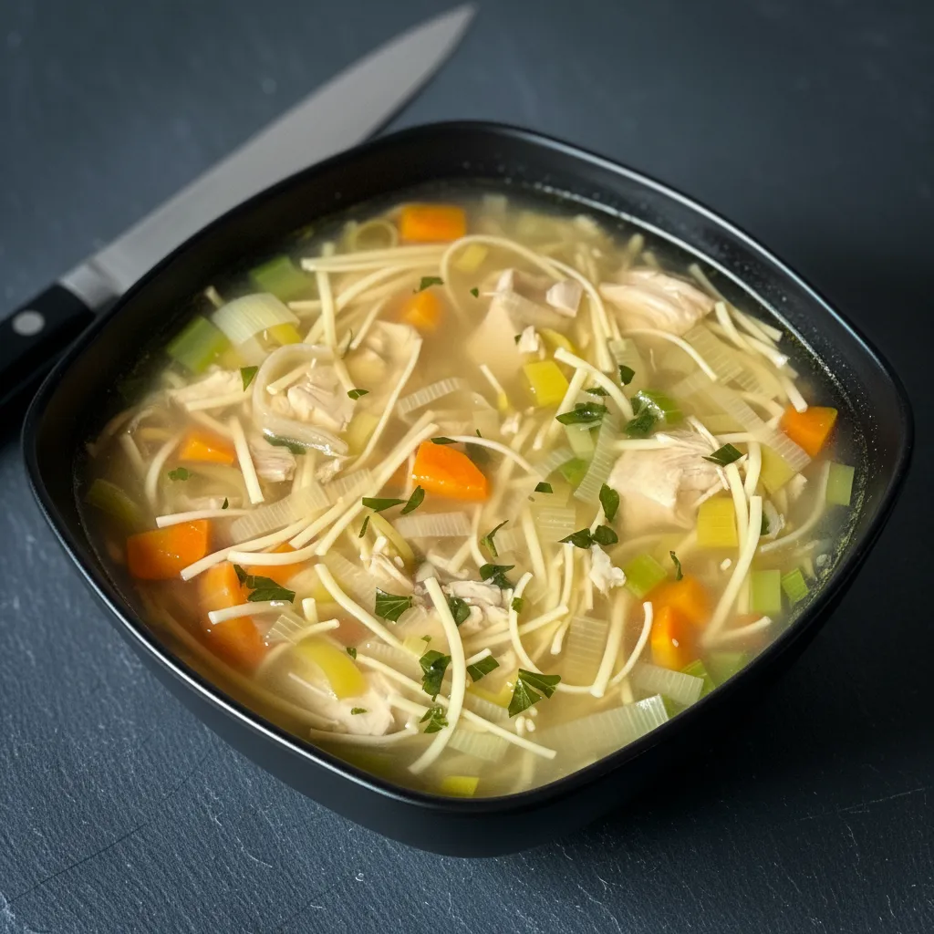 Classic Chicken Noodle Soup Homemade from Scratch