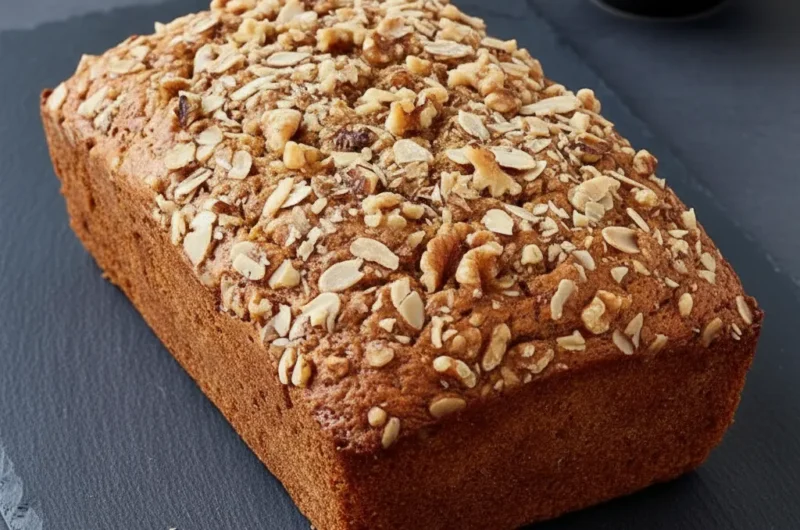 Easy Healthy Banana Bread with Walnuts