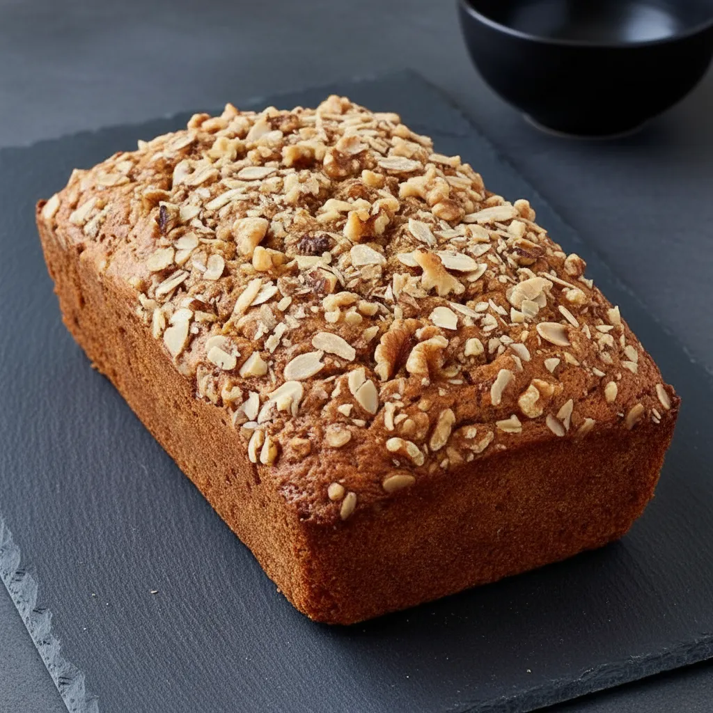 Easy Healthy Banana Bread with Walnuts